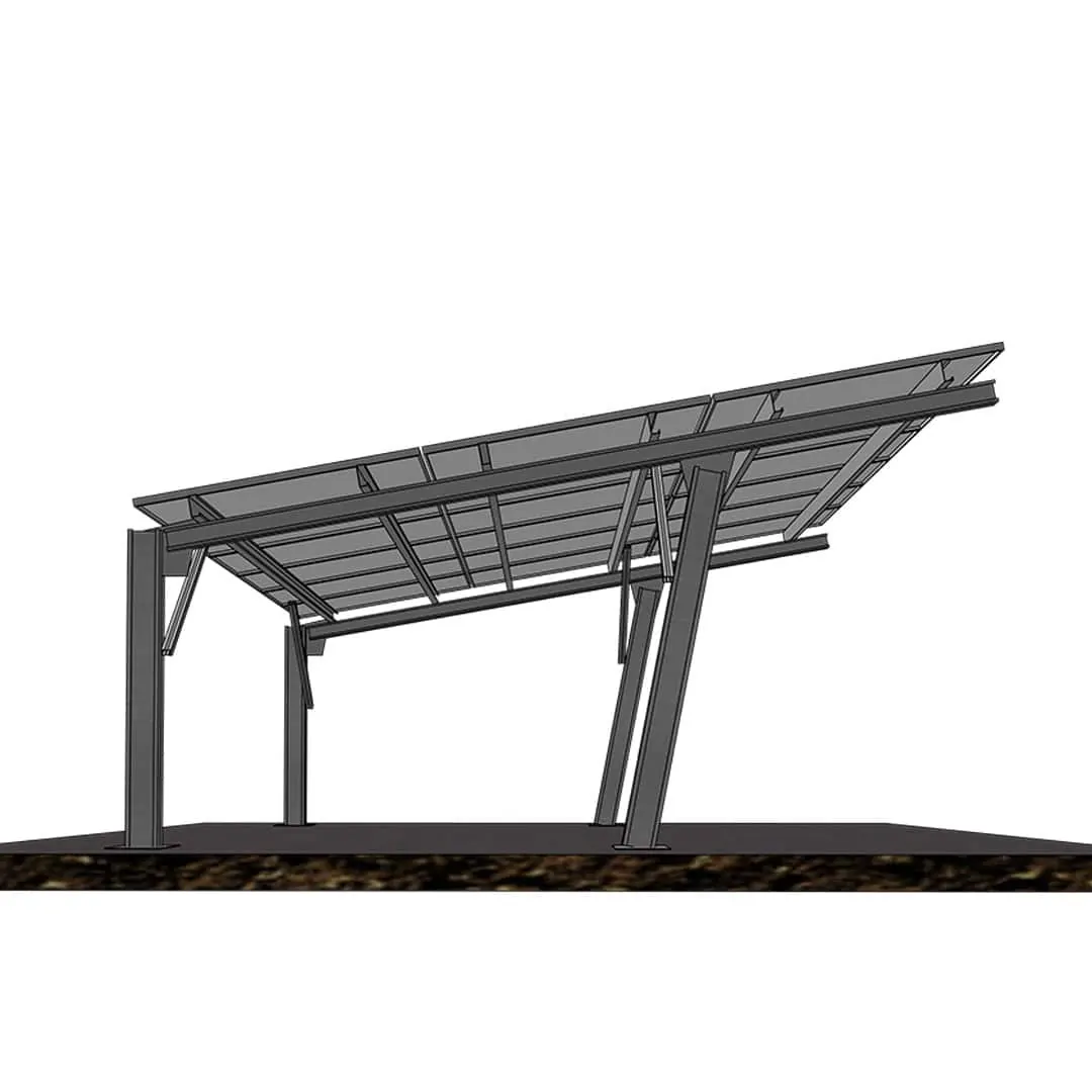 Solarcarport 3P-6 Einzelreihe (5) Solarcarport 3P-6 Einzelreihe