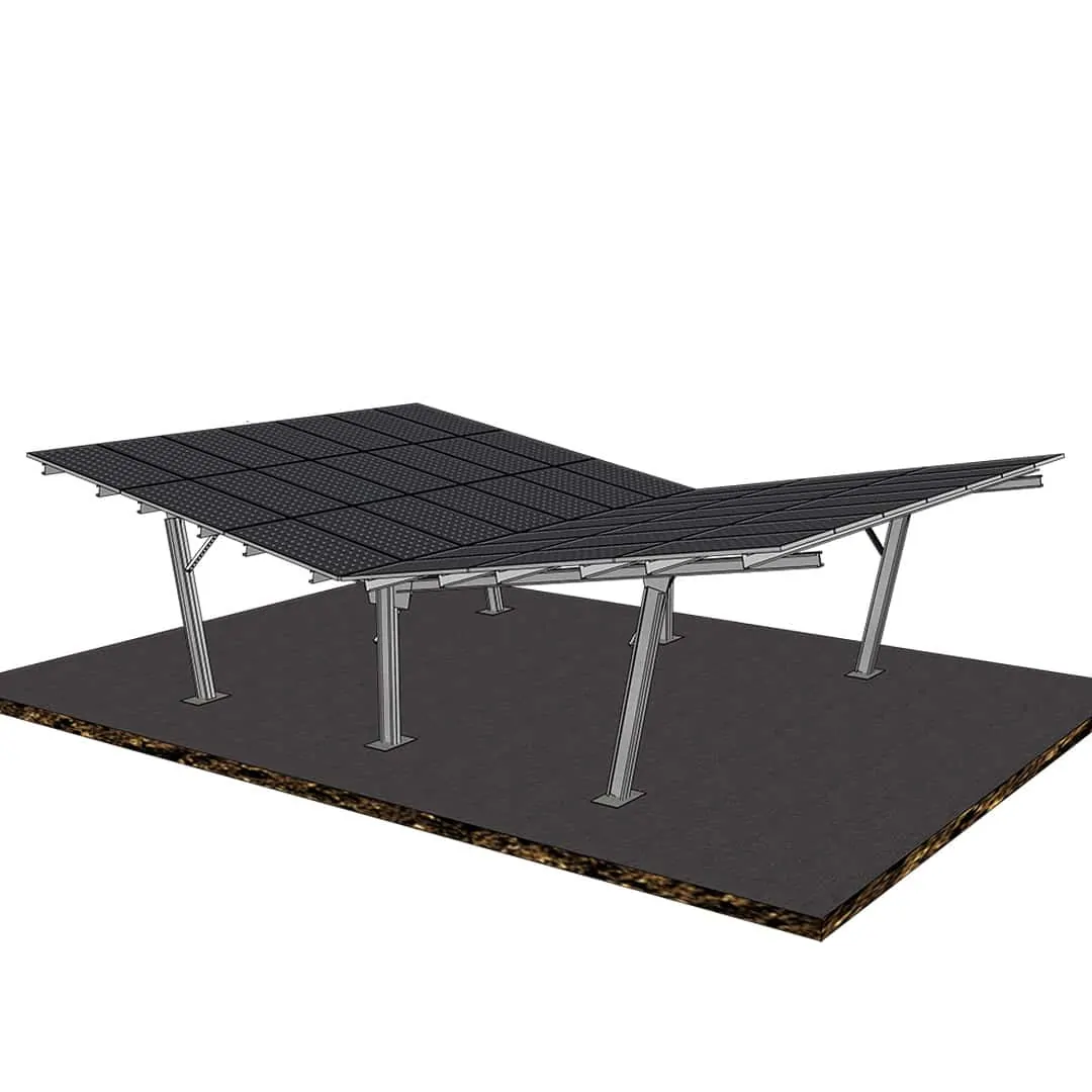 Solarcarport 3P-7 Doppelreihe (1) Solarcarport 3P-7 Doppelreihe