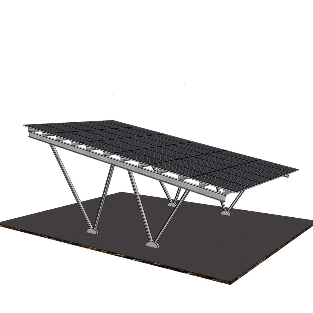 Solarcarport 6P-6 Einzelreihe (1) Solarcarport 6P-6 Einzelreihe